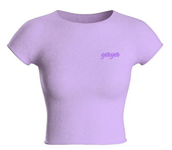 Plush Pop Cropped Tee